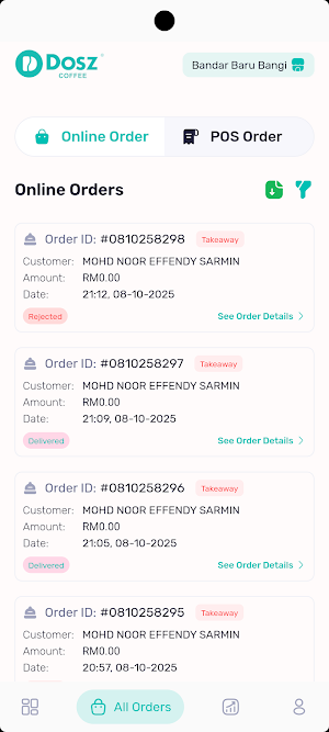 myDOSZ Merchant Screenshot 2