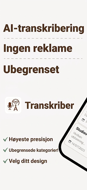 Lyd til Tekst: Lydopptaker AI Screenshot 0