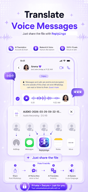ReplyLingo: Voice Translator Screenshot 2