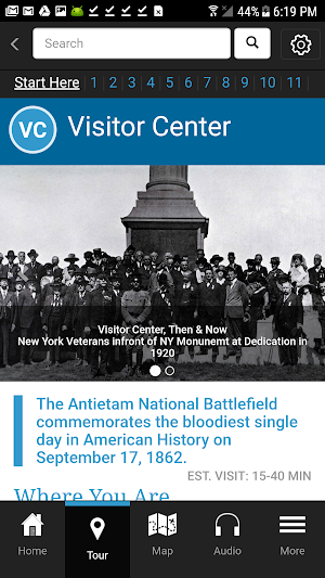 Antietam Trail Map App Screenshot 2