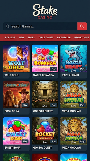 Stake Casino Screenshot 3