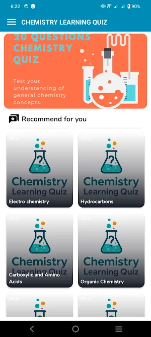 Chemistry Learning Quiz Screenshot 2