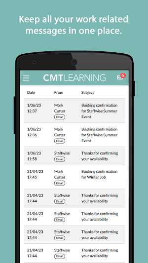 CMT Learning Recruitment Screenshot 3