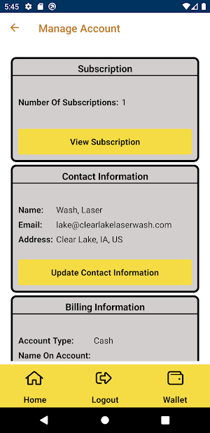Clear Lake Laser Wash Screenshot 3