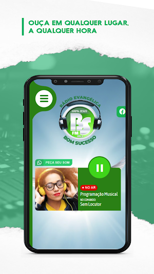 Rádio Evangélica Bom Sucesso Screenshot 3