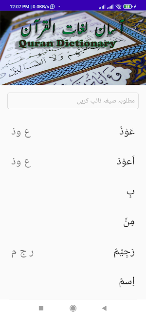 LughatulQuran (لغات القرآن) Screenshot 1