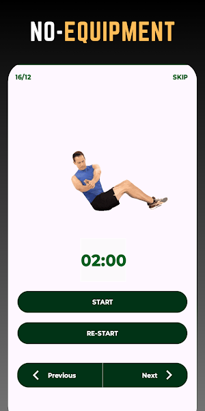 Six Pack Workout at Home Screenshot 2