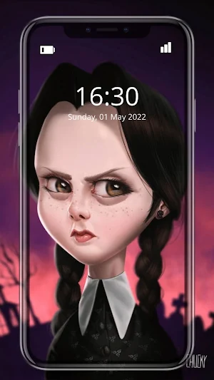Wednesday Addams Sticker WA Screenshot 1