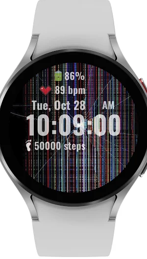 Broken Screen Watch Face Screenshot 3