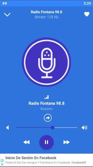 radio fontana 98.8 App Kosovo Screenshot 0