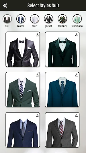 Man Photo Suit Editor & Maker Screenshot 0