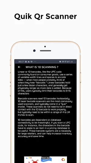 QR And Barcode Scanner | Fast & Quick Scanner Screenshot 2