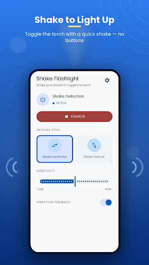 Shake Flashlight Screenshot 1