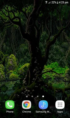 Rainy Forest Live Wallpaper Screenshot 1