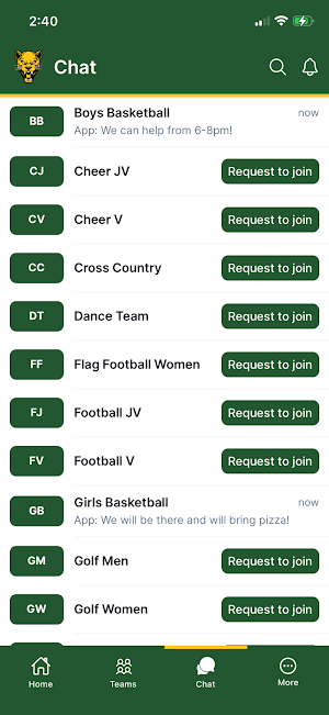 Apex High School Athletics Screenshot 2