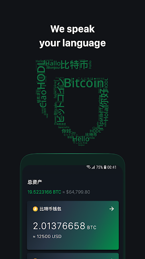 Green: Bitcoin Wallet Screenshot 2
