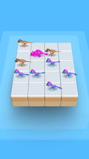 Merge And Clash | Dino Rampage Screenshot 1