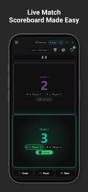Pickleball Score Tracker Screenshot 0