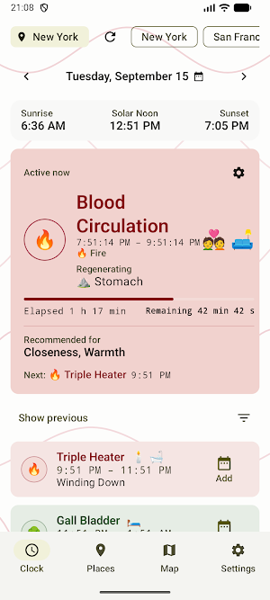 TCM Body Clock Screenshot 0