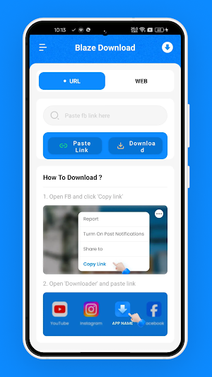Blaze Download Screenshot 1