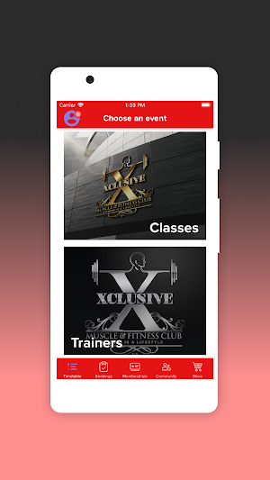 Xclusive Muscle & Fitness Club Screenshot 1