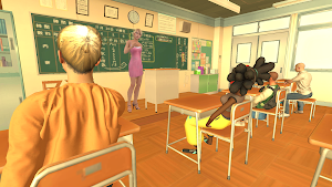 bad guys fight in bully school Screenshot 2