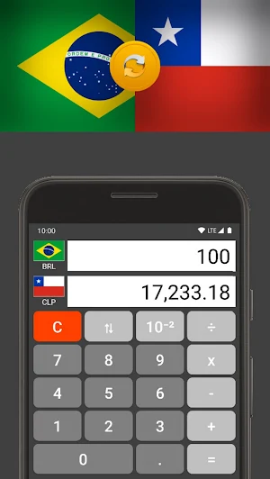 Chilean peso / Brazilian Real Screenshot 1