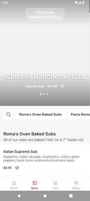 Pizza Roma Screenshot 1