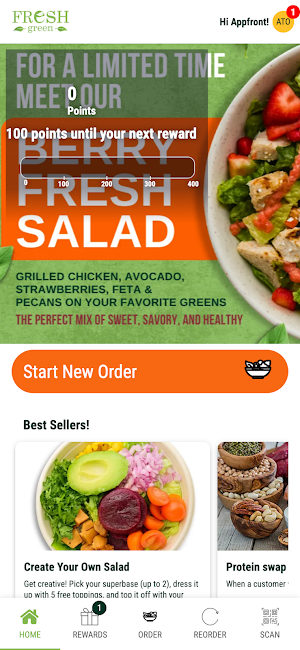Fresh Green Salads Screenshot 0