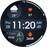 Digital watch face D32