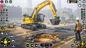 Excavator Road Construction 3D Screenshot 2