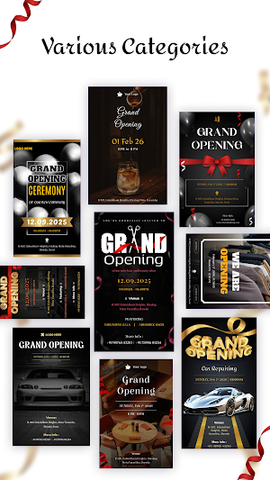 Grand Opening Invitation Card Screenshot 0