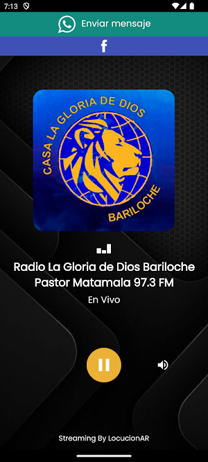 Radio La Gloria de Dios 97.3 Screenshot 0