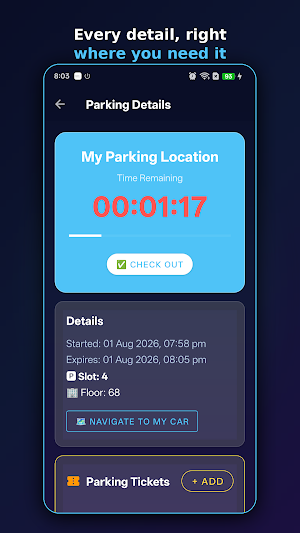 Parking Slot Reminder: Timer Screenshot 2