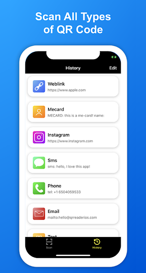 qr code scanner - qr and barcode generator Screenshot 2