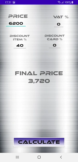 DisCalc - Fast discount calcul Screenshot 3
