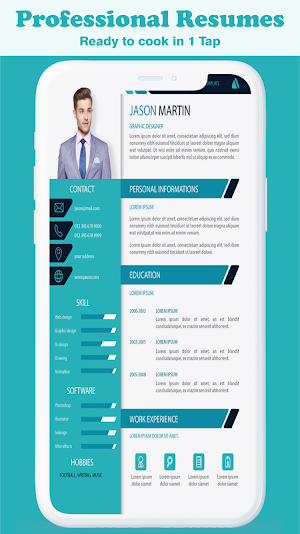 New CV Maker App: CV Builder New Resume Format Screenshot 0