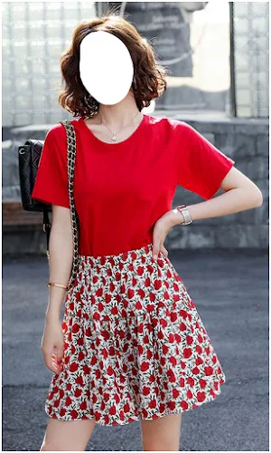 Women Short Skirt Dress Photos Screenshot 2