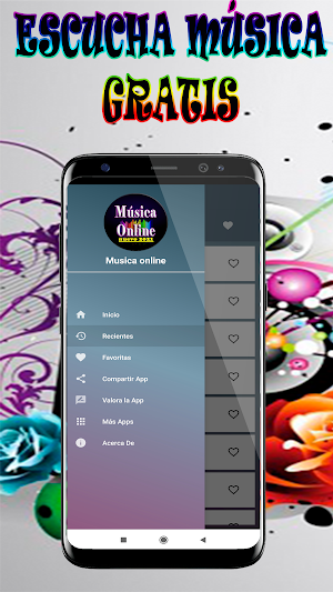 Música Online Gratis Escuchar Salsa Rock Pop Dance Screenshot 0