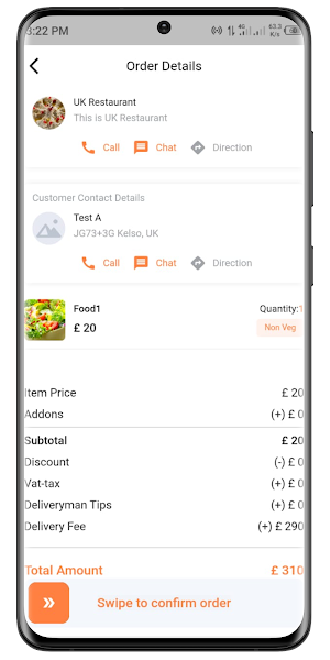 Nomad Foodiie: Delivery Person Screenshot 0
