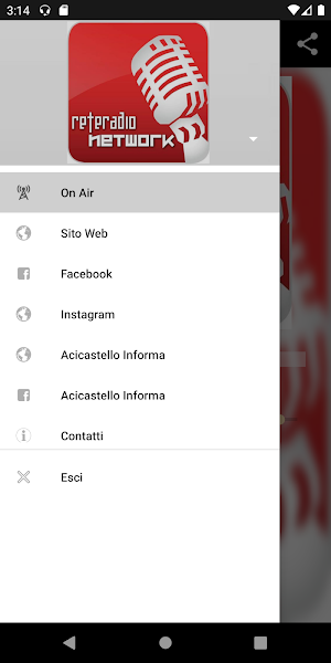 Rete Radio Network Screenshot 1