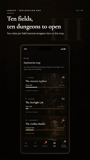 LoreUp - Trivia Quiz Knowledge Screenshot 2