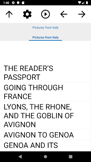 Book, Pictures from Italy Screenshot 0