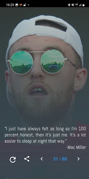 Mac Miller Quotes and Lyrics Screenshot 1