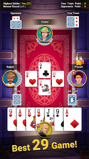 29 King Card Game Offline Screenshot 0