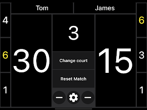 Tennis Scoreboard Screenshot 2