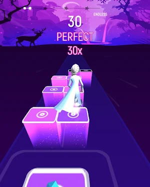 Elsa Tiles Dance EDM Hop Screenshot 3
