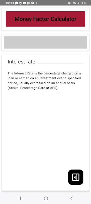 Money Factor Calculator Screenshot 2