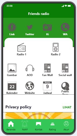 FRIENDS RADIO Screenshot 1