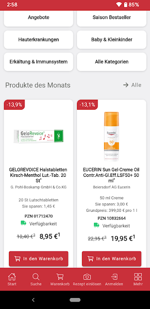 Kloster-Apotheke-Jestetten Screenshot 1